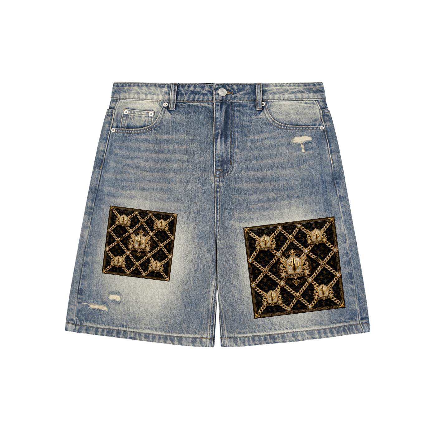 FASTLIFE HOF Legacy Demin shorts