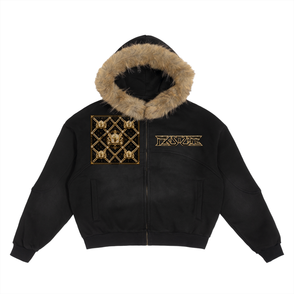 FASTLIFE  HOF Detachable Fur Hoodie