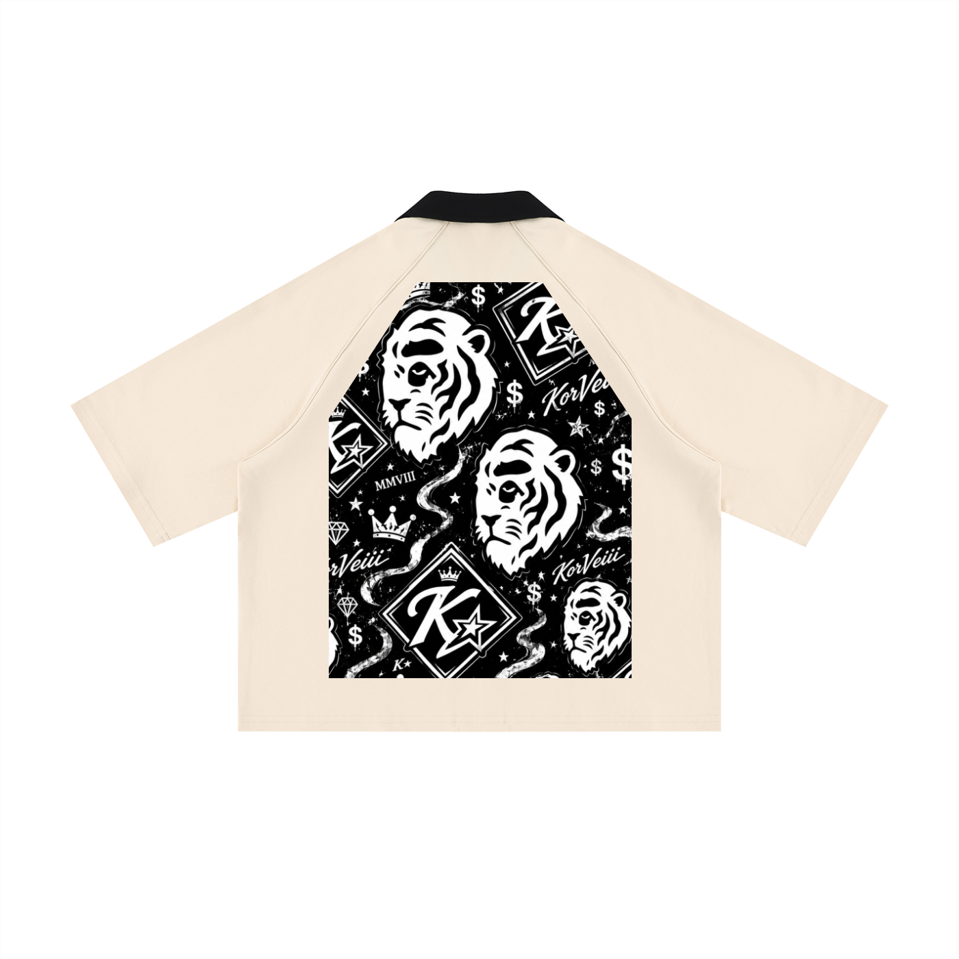 Korveiii Block Crop Short Sleeve Shirt