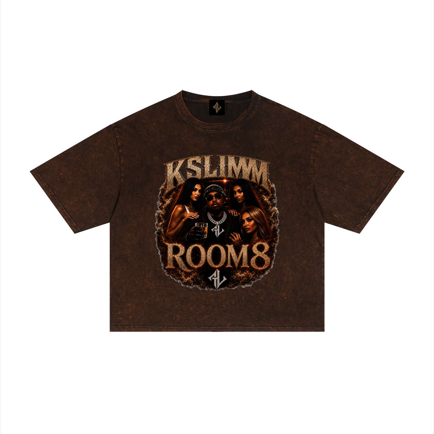 Kslimm’s Washed Room 8 Crop Tee