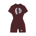 Women's Korveiii Quarter-Zip Short Sleeve Romper