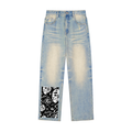 Korveiii Pattern Denim Jeans