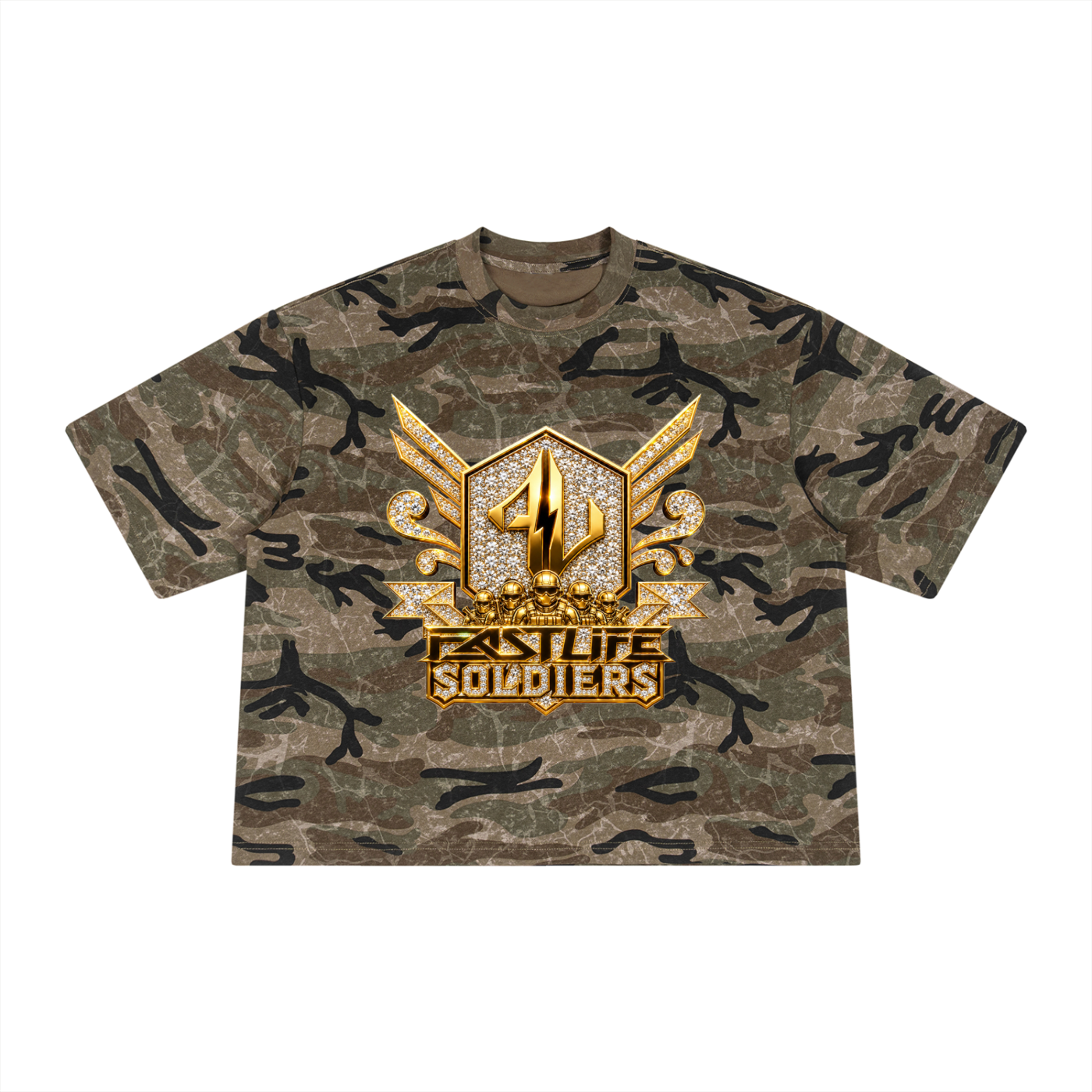 FASTLiFE Soldiers Crop Tee